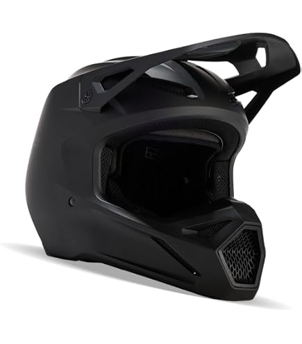 Amazon.com: Fox Racing Unisex V3 Motocross Dirt Bike Helmet, Matte